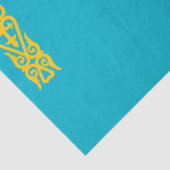 Flagge Kasachstans Seidenpapier (Ausschnitt)