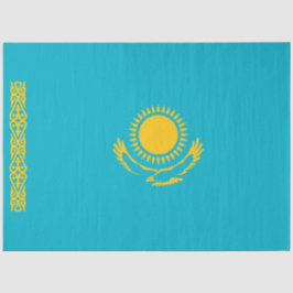 Flagge Kasachstans Seidenpapier