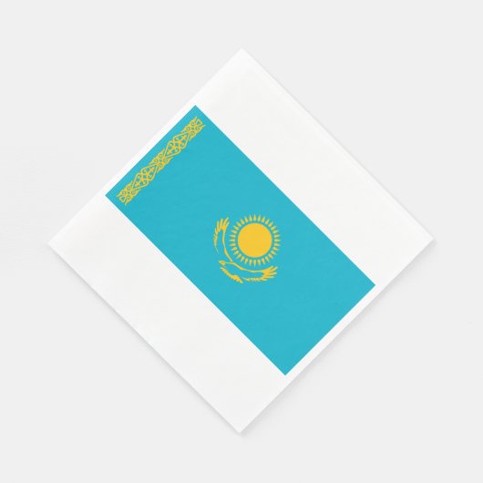 Flagge Kasachstans Serviette (Ecke)