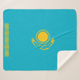 Flagge Kasachstans Sherpadecke
