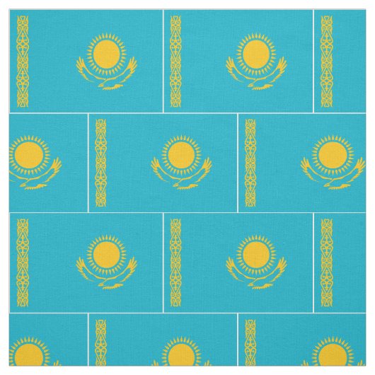 Flagge Kasachstans Stoff (Muster)