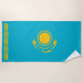 Flagge Kasachstans Strandtuch