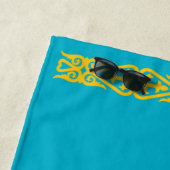 Flagge Kasachstans Strandtuch (Beispiel)