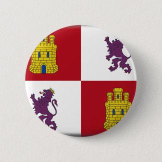 Flagge Kastiliens y Leon (Spanien) Button