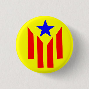 Flagge Katalanischer Estelada Button