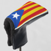 Flagge Kataloniens Golf Headcover (3/4 Vorderseite)