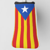 Flagge Kataloniens Golf Headcover (Rotieren 90)