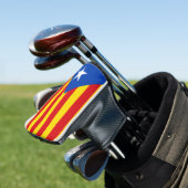Flagge Kataloniens Golf Headcover (In Situ)