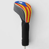 Flagge Kataloniens Golf Headcover (angewinkelt)