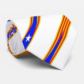 Flagge Kataloniens Krawatte (Gerollt)