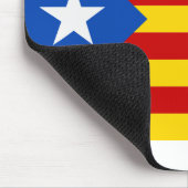 Flagge Kataloniens Mousepad (Ecke)