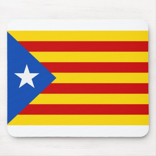 Flagge Kataloniens Mousepad (Vorne)