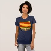 Flagge Kataloniens T-Shirt (Vorne ganz)