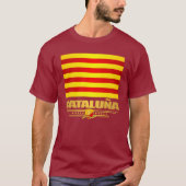 Flagge Kataloniens T-Shirt (Vorderseite)