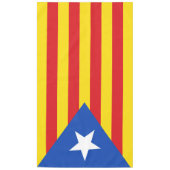 Flagge Kataloniens Tischdecke (Vorderseite)