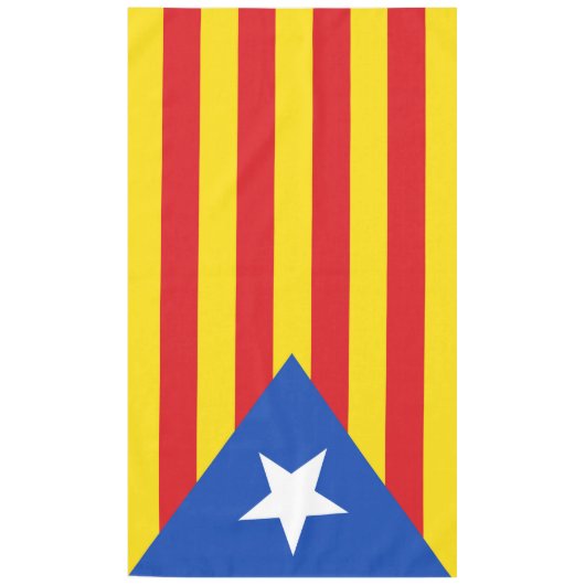 Flagge Kataloniens Tischdecke (Vorderseite)