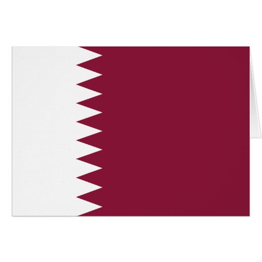 Flagge Katars (Vorderseite (Horizontal))