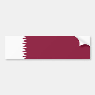 Flagge Katars Autoaufkleber