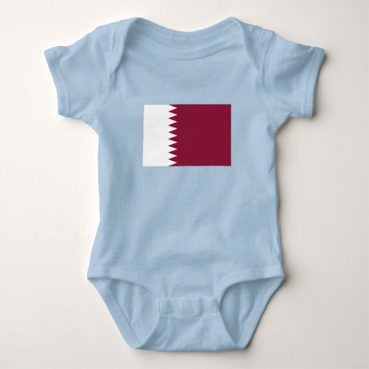 Flagge Katars Baby Strampler (Vorderseite)