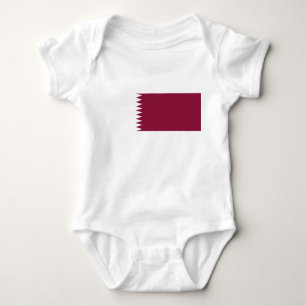 Flagge Katars Baby Strampler