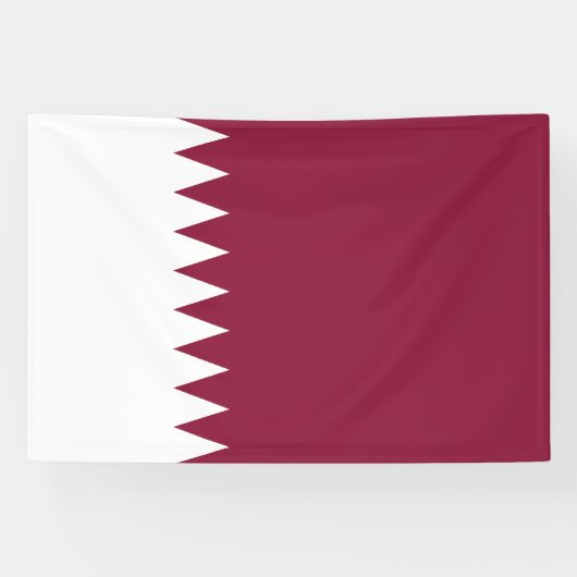 Flagge Katars Banner (Horizontal)