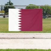 Flagge Katars Banner (Insitu)