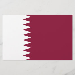 Flagge Katars Briefpapier