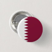 Flagge Katars Button (Vorne & Hinten)
