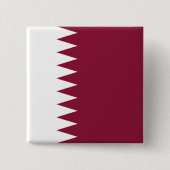 Flagge Katars Button (Vorderseite)
