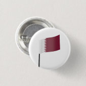 Flagge Katars Button (Vorne & Hinten)