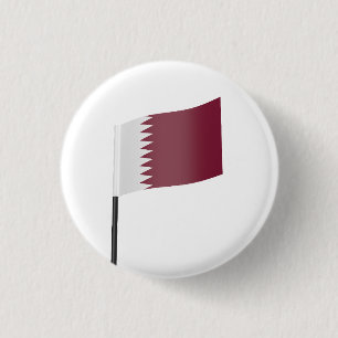 Flagge Katars Button