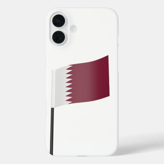 Flagge Katars Case-Mate iPhone Hülle (Rückseite)