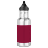 Flagge Katars Edelstahlflasche (Rechts)
