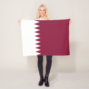 Flagge Katars Fleecedecke