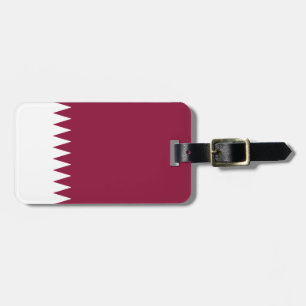 Flagge Katars Gepäckanhänger