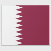 Flagge Katars Geschenkpapier (Flach)