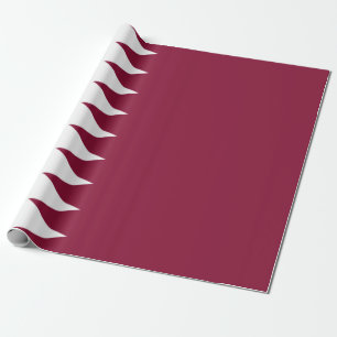 Flagge Katars Geschenkpapier