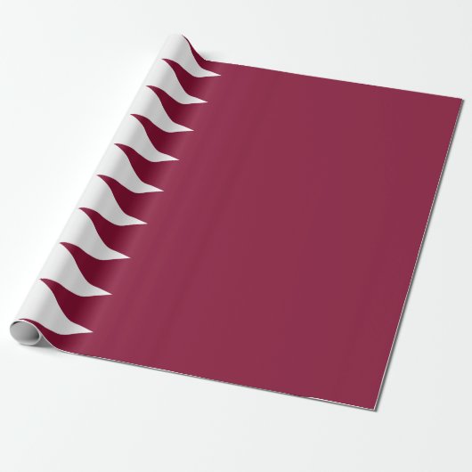 Flagge Katars Geschenkpapier (Ungerollt)