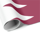 Flagge Katars Geschenkpapier (Rolleneckpunkt)
