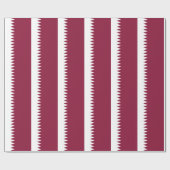 Flagge Katars Geschenkpapier (Flach)