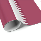 Flagge Katars Geschenkpapier (Rolleneckpunkt)