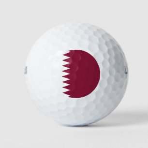Flagge Katars Golfball