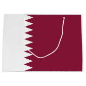 Flagge Katars Große Geschenktüte (Vorderseite)