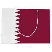 Flagge Katars Große Geschenktüte (Rückseite)