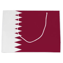 Flagge Katars Große Geschenktüte
