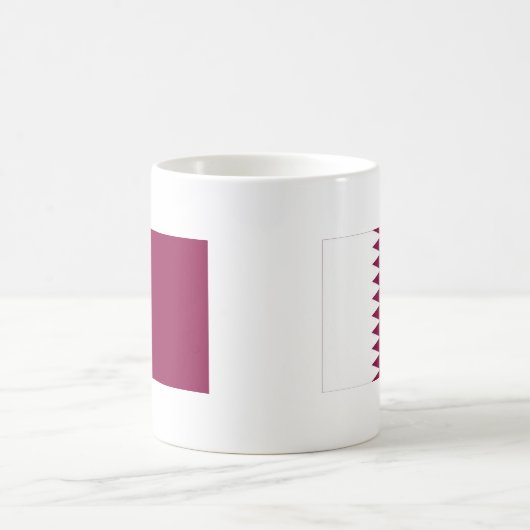 Flagge Katars Kaffeetasse (Mittel)
