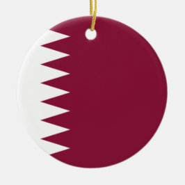 Flagge Katars Keramik Ornament
