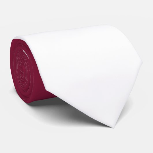 Flagge Katars Krawatte (Gerollt)