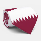 Flagge Katars Krawatte (Gerollt)