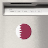 Flagge Katars Magnet (In Situ (Geschirrspüler))